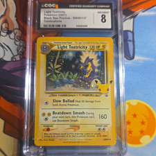 Pokémon 2021 Light Toxtricity Black Star Promo SWSH137 Celebrations CGC 8 picture