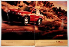 Isuzu Amigo SUV 4x4 V6 Print Ad Vintage 90s Car Advertisement Ephemera picture