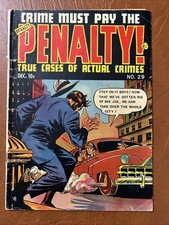 Crime Must Pay the Penalty #29: GD+ to VG- Complete ACE 1952 $7 Ship picture