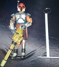 STAR WARS CUSTOM 12 IN 1/6 SCALE CUSTOM MANDALORIAN JANGO FETT picture