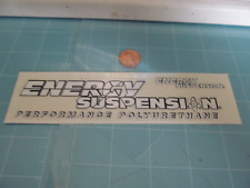 ENERGY SUSPENSION Sticker Decal ORIGINAL  OLD STOCK picture