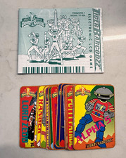 1994 Tiger Barcodzz Mighty Morphin Power Rangers 21/24 Cards + Manual RARE picture
