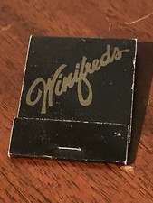 Vintage Matchbook Winifred’s Restaurant Bar Cedar Rapids IA Iowa Matches picture