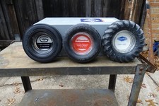 Vitage Rubber Tire Ashtrays Lot of 3 picture