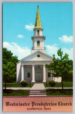 Postcard Westminster Presbyterian Church Gainesville Texas  picture