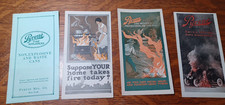 1910's-20's 4 Pyrene Fire Prevention Appliances Advertising Paper items RRP 478 picture