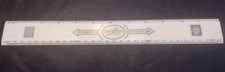 Vintage Smith & Wesson Identi-Kit Police Sketch White Plastic Ruler 12