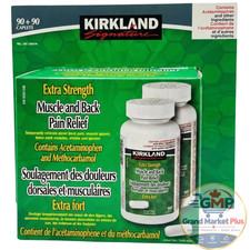 MUSCLE And BACK Pain Relief Extra Strength KIRKLAND (2X90) 180 CAPLETS EXP 2029 picture