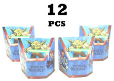 NEW 12 pc STAR WARS Folding TREAT Loot BOXES Party Favors by Hallmark Yoda Jedi picture