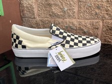 Original vintage vans checkerboard shoes sz 66 