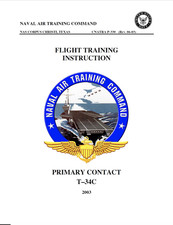 250 Page 2003 Beechcraft T-34 T-34C Mentor Primary Contact Flight Manual on CD picture