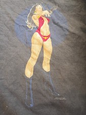 VNG '95 VAMPIRELLA XXL HANES BEEFY T-Shirt Graphitti VERY GOOD Condition  picture