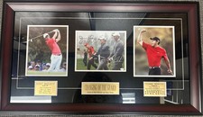 Changing Of The Guard Signed By Rory McIlroy And Tiger Woods with COA picture