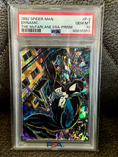 1992 Spider-Man: The McFarlane Era Prism Insert Dynamic #P-2 PSA 10 💎💎💎 picture
