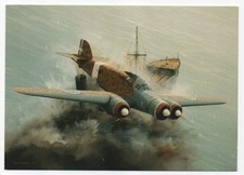 Aviation Postcard/Postcard, SM 79 by Carlo Emanuele Buscaglia (D. Pentland) picture