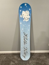 Vintage HELLO KITTY Snowboard “Snow Angel” 142cm Sanrio Rare Original 1998😻🏂 picture