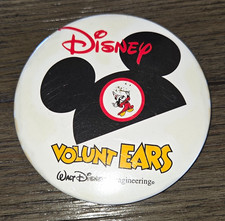 Rare Vintage Disney VOLUNT EARS Button Walt Disney Imagineering Sorcerer Mickey  picture