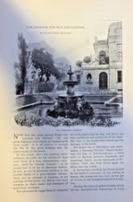 1903 Artist Franz von Lenbach illustrated picture
