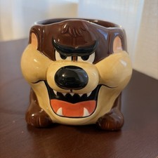 RARE Vintage 1989 Applause Tazmanian Devil Clark Griswold Christmas Mug picture