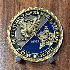 Orange County Sheriff's Office Deputy Michael K Erickson Challenge Coin  M#31 picture