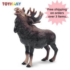 Toymany Mini Moose Figurine Toy - Small Size picture