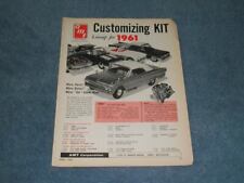1961 AMT 3-in-1 Model Customizing Kits Vintage Ad 