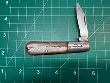Vintage Russell Barlow Pocket Knife 1 Blade picture