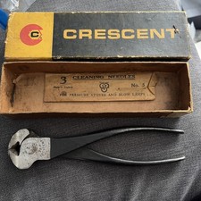 Vintage Crescent Crestoloy 72-7 End Cutting Pliers Nippers USA Hand Tool picture