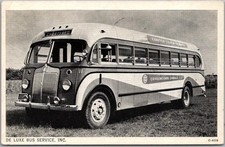 Vintage 1941 Pittsburgh PA Bus Advertising Postcard 
