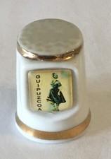 Guipuzcoa Thimble Vintage Souvenir Collectible picture