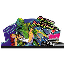 Creature From The Black Lagoon Topper Pinball Topper Acrylic LED RGB Topper picture
