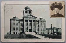 1910 Polk County Court House Crookston MN Photo Added Divided Back picture