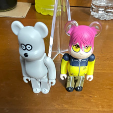 Medicom Toy Bearbrick Style Plastic Figure Andy the Mouse Set of 2 Multicolor picture