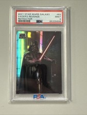 2021 Topps Chrome Star Wars Galaxy Vader’s Revenge Refractor Psa 9  picture