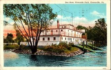 Vintage Postcard 1939 Sea Base, S.S. Sea Scouter, Riverside Park, Greenville, PA picture