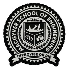 Macgyver School of Engineering Tactical Patch (3D-PVC-Hook Fastener) picture