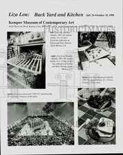 1998 Press Photo Liza Lou exhibit at Kemper Museum of Contemporary Art picture