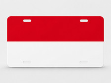 Country Flag Inspired 4x7 Aluminum License Plate Pick Your Country Novelty picture