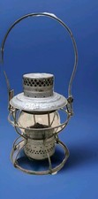 Vintage Handlan St. Louis  R&R Railroad Clear Cast Globe Lantern picture