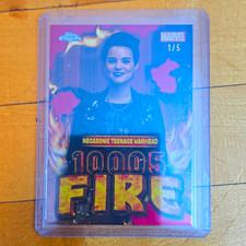 Topps 2025 Topps Chrome Marvel Deadpool & Wolverine FO-9 Negasonic 1/5 picture