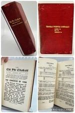 RARE Chi Phi (ΧΦ) Fraternity Chi Phi Chakett 1903-4-5-6-7-8 Vol. XV to XX Book picture