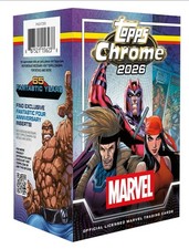2026 Topps Chrome Marvel Comics Factory Sealed Retail Blaster Box picture