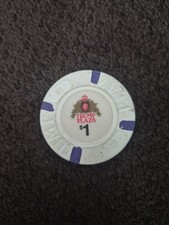 1.00 Chip from the Trump Plaza Casino Atlantic City New Jersey 4 Blue picture
