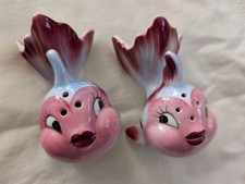 Vintage Anthropomorphic Fish S&P Shakers picture