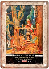 Vintage COX Elijah Albert Travel Poster Retro Look Sign T2428 picture