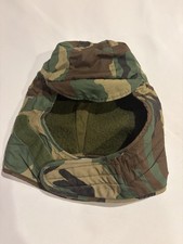 VTG 1991 USGI Cap Cold Weather Insulated Helmet Liner Woodland Camo Size 7 -1/4 picture