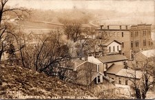 Spring Valley OH Ohio Stores, River c1910 RPPC Photo Postcard COPY picture