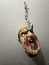 Hanging Severed Horror Head Halloween Prop  picture