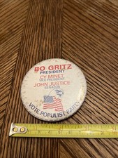 Bo Gritz For President Populist Party Pin Button picture
