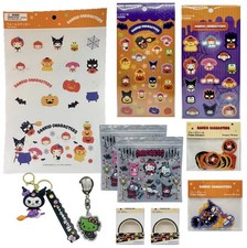 Sanrio Characters 10-Piece Halloween Decals, Stickers, Zip Bags & Keychains Set picture